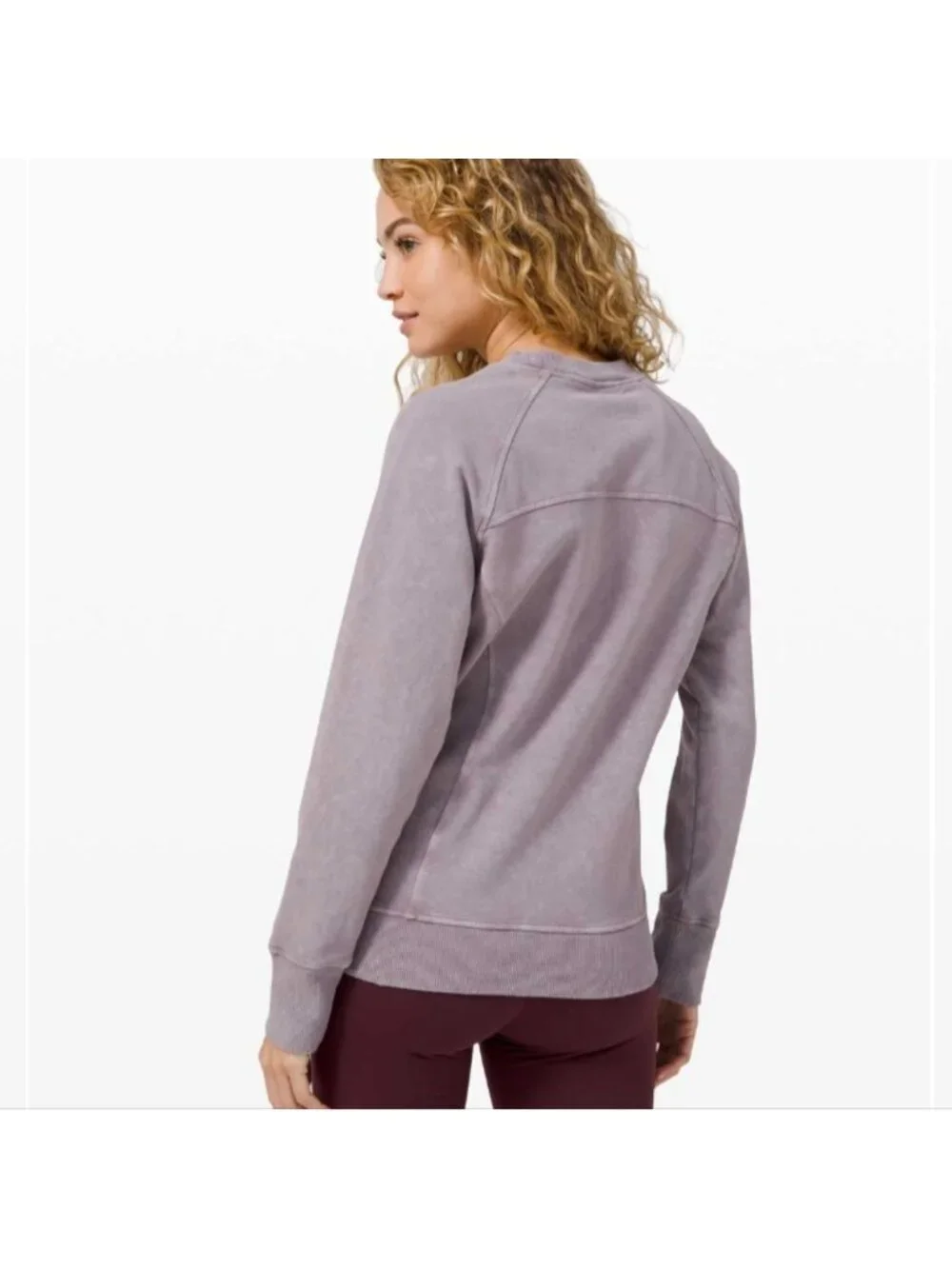 Lululemon Scuba Crew Washed Lunar Rock